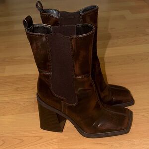 Sam Edelman Brown Heeled Boots